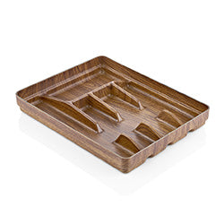 CUBIERTERO 5 ESPACIOS 19x31x4CM MAHOGANY EVELIN