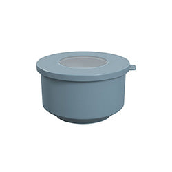 RECIPIENTE C/TAPA PLASTICO HOOP 500ML AZUL FOG