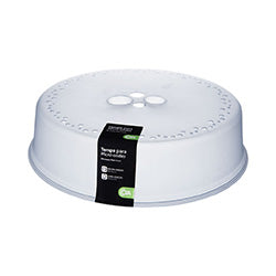 TAPA PARA MICROONDAS PLASTICO D26x6CM NATURAL