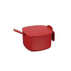 AZUCARERO DUE 300ML 15X11X8CM ROJO BOLD COZA