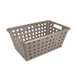 CESTO RECTANGULAR 28.7x19x12CM COZA WARM GRAY