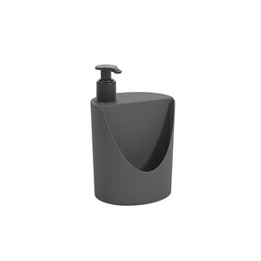 DISPENSADOR JABON 600ML ROMEO Y JULIETA GRIS OSCURO COZA