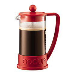 CAFETERA 350ML 3 TAZAS ROJO BRAZIL BODUM