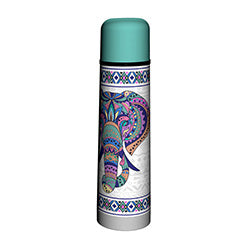TERMO BALA 750ML ACERO INOXIDABLE DISEÑO ELEFANTE ETNICO