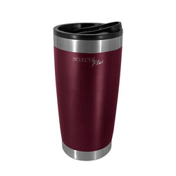 VASO TERMICO C/DESTAPADOR AC.INOX 560ML GRANATE