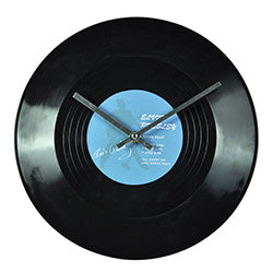RELOJ DE PARED PLASTICO D29/H4CM DISEÑO DISCO RETRO