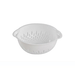 COLADOR DE PASTA 26X23X9.5CM PLASTICO BLANCO