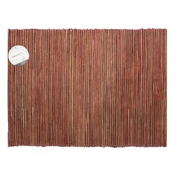 INDIVIDUAL JACINTO DE AGUA 35x48CM PLATA RUSTICO