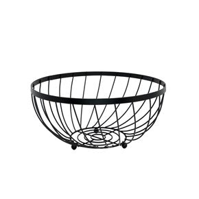 FRUTERO METALICO NEGRO 13.8X30CMS