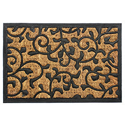 FELPUDO COCO/GOMA 40X60CM H.1CM RAMITAS