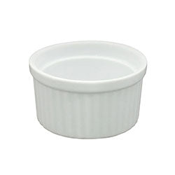 RAMEQUIN REDONDO D9XH4.5CM BLANCO