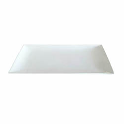 FUENTE RECTANGULAR 38X20X2.5CM BLANCO