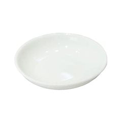 PLATO REDONDO D7x1.5CM PORCELANA BLANCO