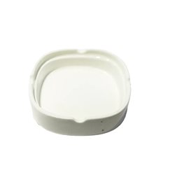 CENICERO 9x3CM PORCELANA BLANCO