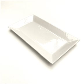 FUENTE C/ALA 26x13x2CM PORCELANA BLANCO