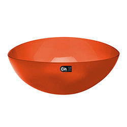 ENSALADERA RETRO TRI 2.5LTS NARANJA TRANSPARENTE COZA