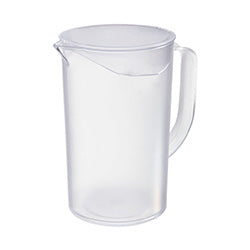 JARRA C/TAPA PLASTICO 1L CASUAL CRISTAL COZA