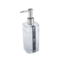 DISPENSADOR DE JABON PLASTICO CRISTAL SPLASH COZA