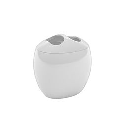 PORTA CEPILLOS PLASTICO SPOOM BLANCO