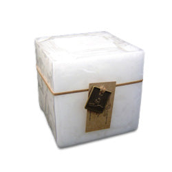 VELA CUADRADA 10*20CM S/AROMA MARFIL SELECTA