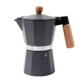 CAFETERA ITAL. ALUMIN 300ML 6T GRIS M/MAD VARENNA