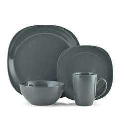 SET 16 PIEZAS STONEWARE D26.5-19.5-15/330ML QUADRO GRANITE THOMSON