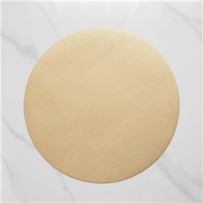 INDIVIDUAL PVC REDONDO COLOR ORO D38CM