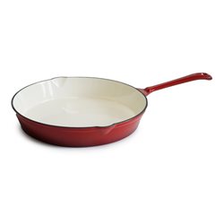 SARTEN HIERRO FUNDIDO D20CM ESMALTADO ROJO