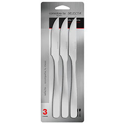 SET X3 CUCHILLO DE CARNE 22CM ACERO 18/10 COMODORO