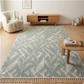 ALFOMBRA 200X285CM VERDE/NATURAL SAGE