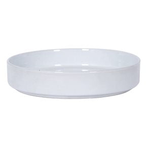 PLATO HONDO D23CM BORDE RECTO BLANCO