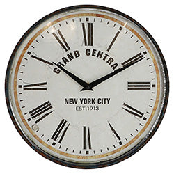 RELOJ DE PARED HIERRO D30.5X5CM NEW YORK CITY