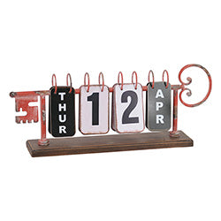 CALENDARIO 43x17x8CM LLAVE
