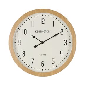 RELOJ DE PARED MDF 40X40X6 CM CENTRO BLANCO