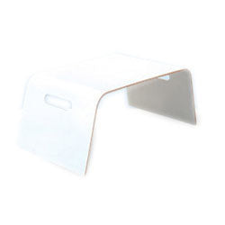 MESA DE CAMA RECT C/ASAS 56X31/22CM MADERA BLANCA