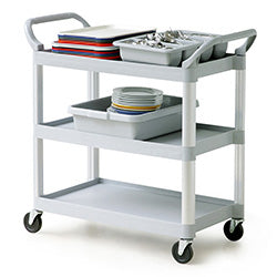 CARRITO P/SERV 3 NIV PP+ALUM. 106X48X100CM
