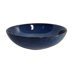 PLATO HONDO 17x12x6CM GLAZE AZUL