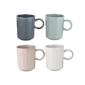 MUG 325ML FACETADO SURTIDO