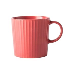 MUG 350ML RAYAS CORAL