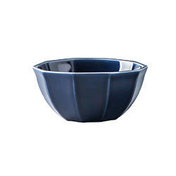 BOWL OCTAGONAL D15x7CM AZUL BRILLO