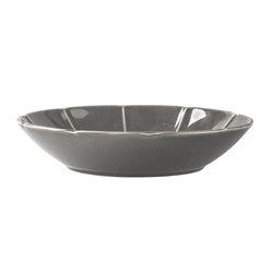 PLATO HONDO D24x5CM GRIS BRILLO