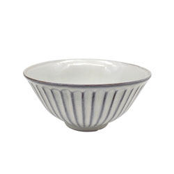 BOWL D15CM BORDE FACETADO GRIS