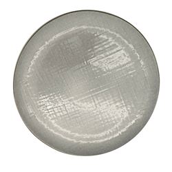 PLATO DE MESA D28CM TEXTURADO GRIS
