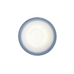 PLATO HONDO D18X3.5CM BLANCO ESFUMADO AZUL