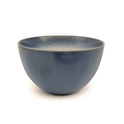 BOWL CERAMICA D14X8CM BLANCO ESFUMADO AZUL