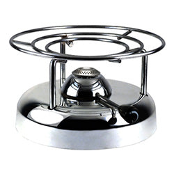 RECHAUD A GAS REDONDO D20/H10CM CROMADO