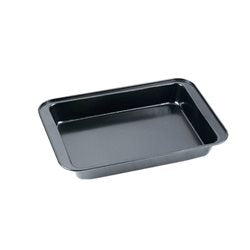 ASADERA RECT GRIS ANTIADHERENTE. 37.5x25.5x5CM