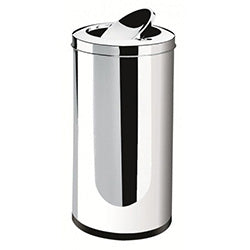 PAPELERA 40.5LTS C/ TAPA BASCULANTE BRINOX