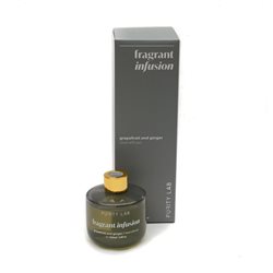 DIFUSOR AROMA 150ML RECIP VIDRIO GRIS TAPA COBRE