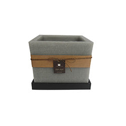 FANAL CUADRADO 20*20*20CM GRIS 3300GRS